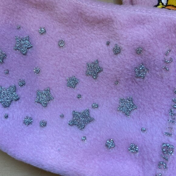 Looney Tunes Fleece Slipper Socks With Tweety Bird & Silver Stars pink girly coz - Picture 5 of 13